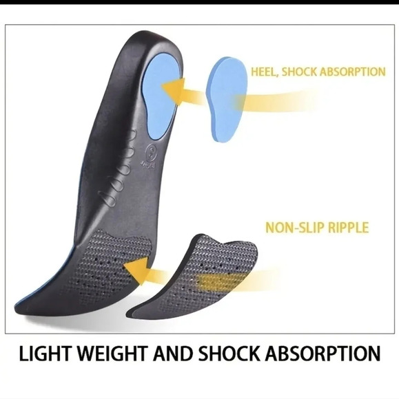 Orthopedic shoe cushion sport insole inserts approx EU 41-43 US 8.5-10 orthotic - Picture 6 of 11